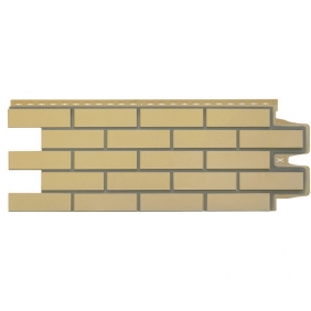 Цокольный Grand Line Клинкерный кирпич Design песочный со швом